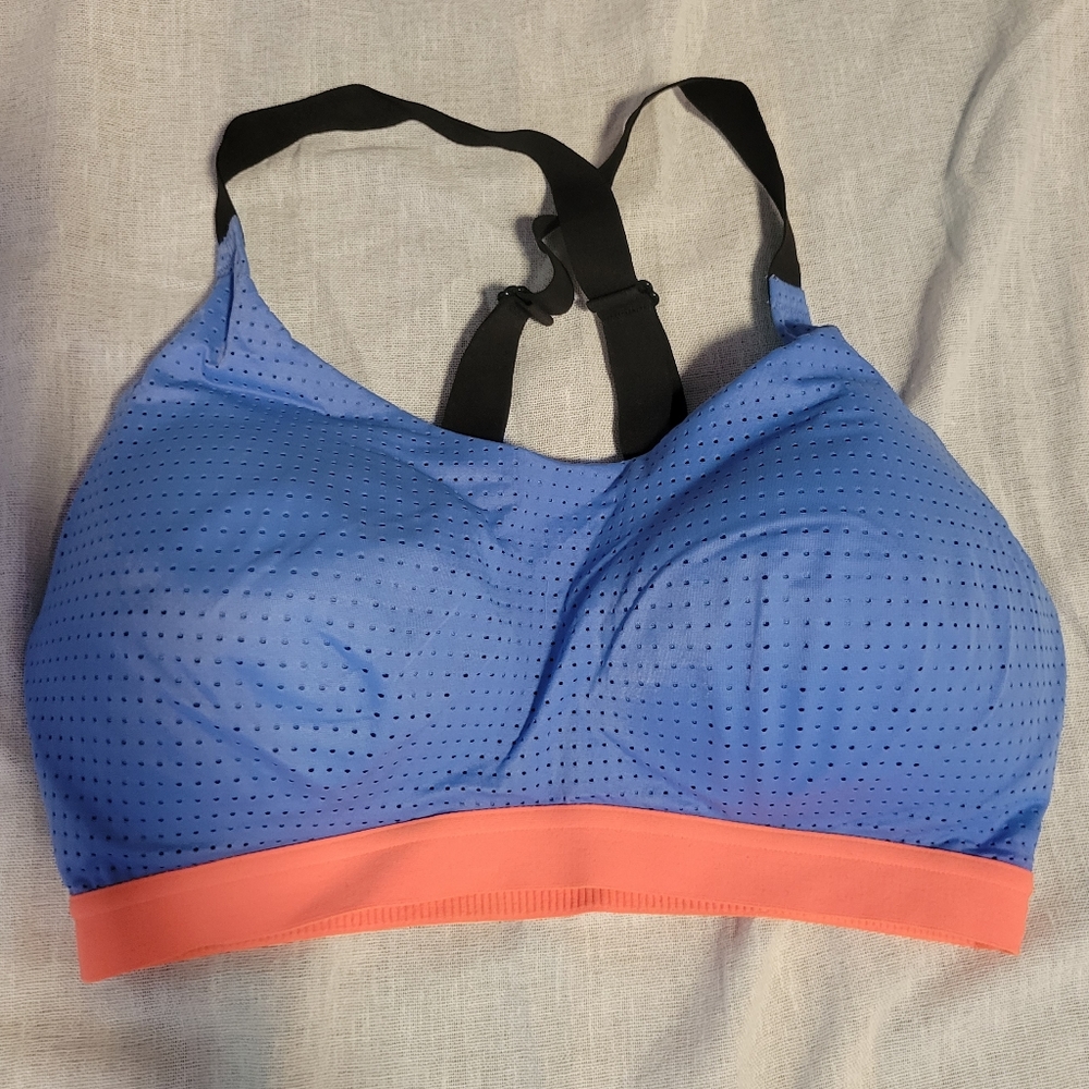 Victoria's Secret Blue and Pink Sports Bra